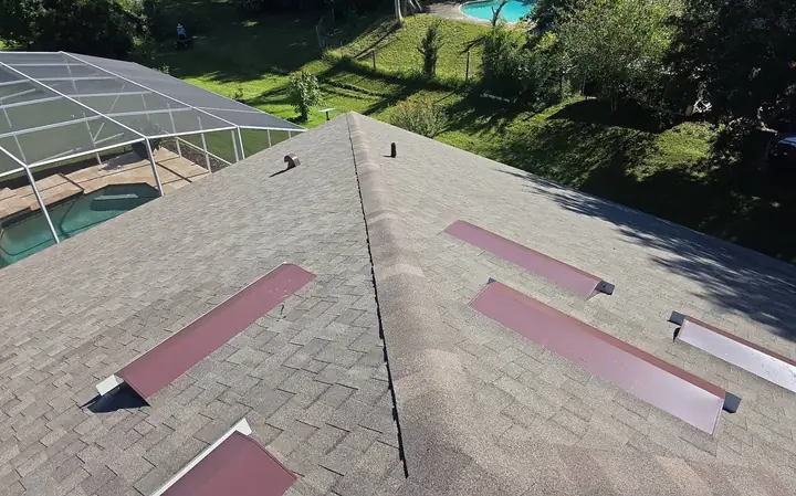 Shingle roof